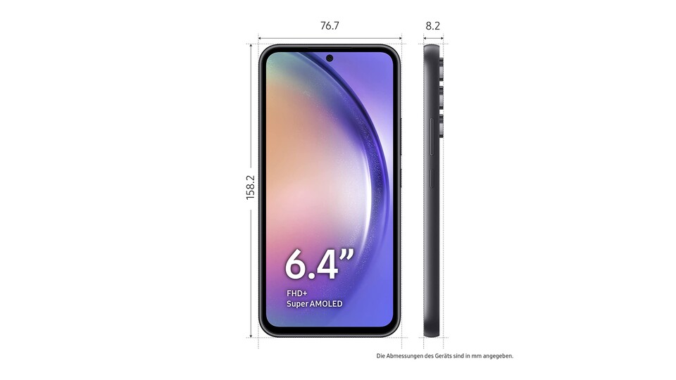 Angemessen groß und gleichzeitig schön dünn – so wünscht man es sich von einem Handy.