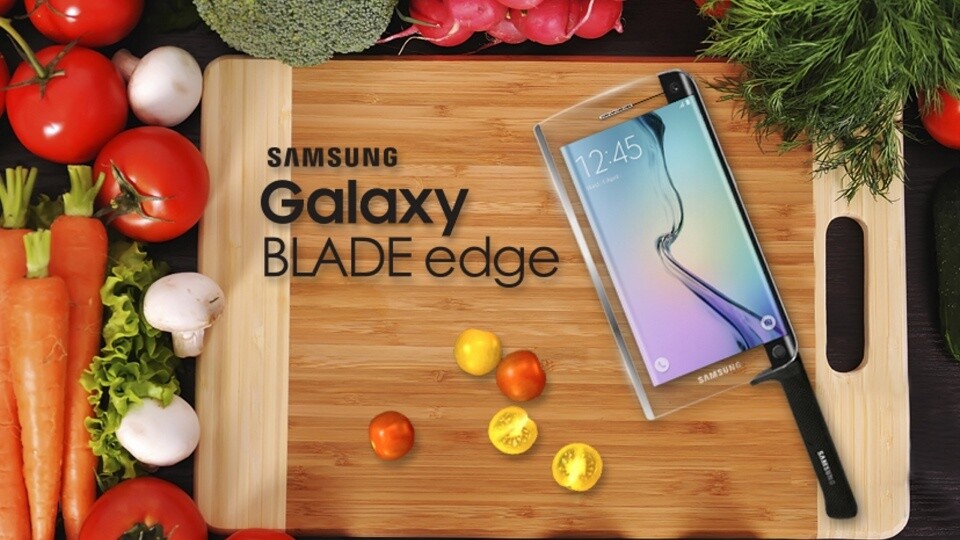 Das Samsung Galaxy Blade Egde - ein Smartphone für die Küche.(Bildquelle: Samsung)
