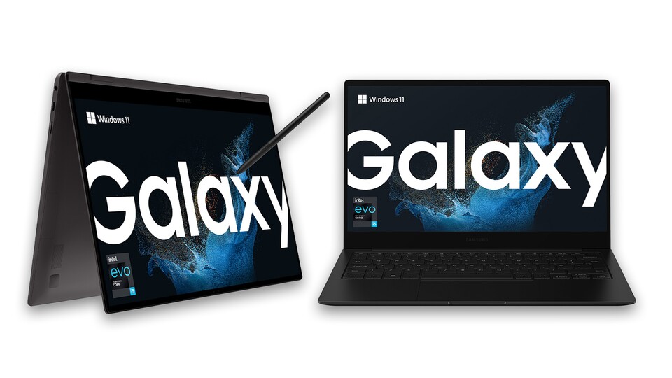 Windows 11 ist auf allen Samsung Galaxy Book2 Pro-Geräten vorinstalliert.