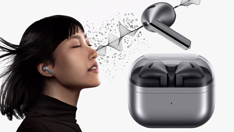 Die Galaxy Buds 3 erinnern vom Design stark an einen bekannten Konkurrenten, sind aber weitaus günstiger!