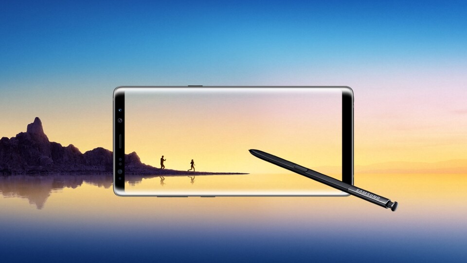 Samsung Galaxy Note 8: Randlos, flott und mit Stift.