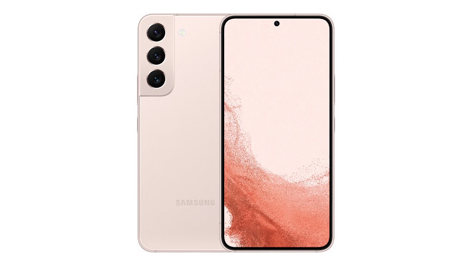 Die perfekte Farbe für den Sommer: Das Samsung Galaxy S22 ist auch in Pink Gold verfügbar.