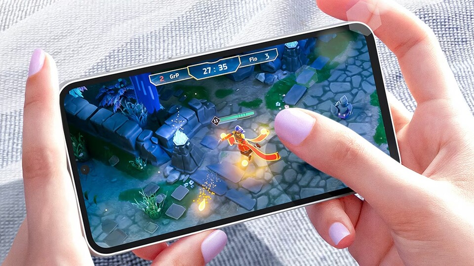 Mit dem schnellen Samsung Exynos 2200-Prozessor könnt ihr auch anspruchsvollere Games problemlos zocken!