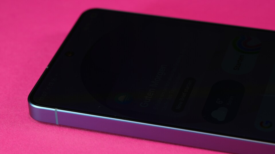 Eingeschaltetes Privacy Display