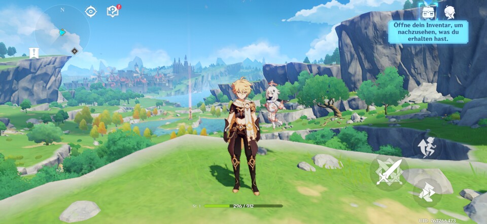 Nicht anders zu erwarten: Das S26 bringt genügend Leistung mit, um auch Genshin Impact flüssig und auf einer hohen Grafikstufe dazustellen. (Bildquelle: GameStar Tech)