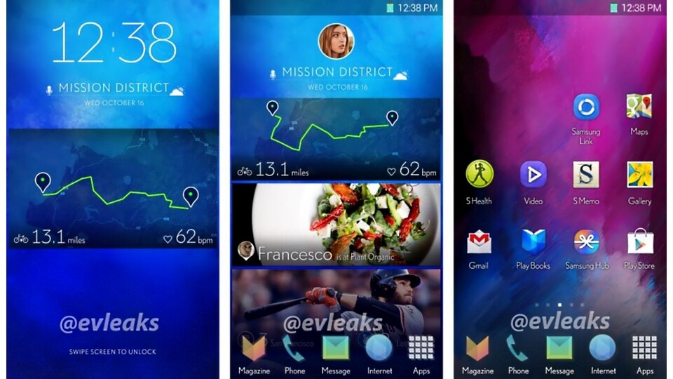 So soll die Benutzeroberfläche des Samsung Galaxy S5 angeblich aussehen.