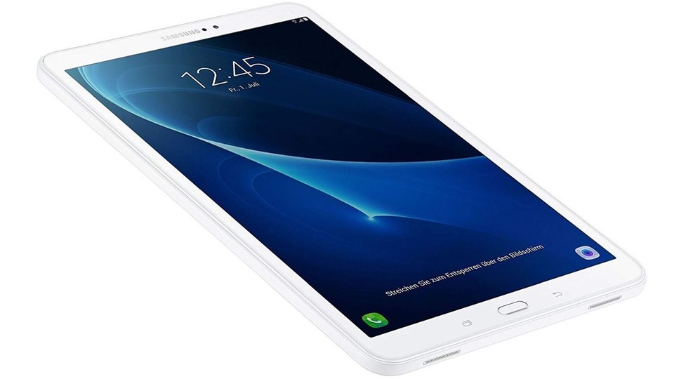 Das Samsung Galaxy Tab A gibt es in weiß oder schwarz, beide sind im Angebot.