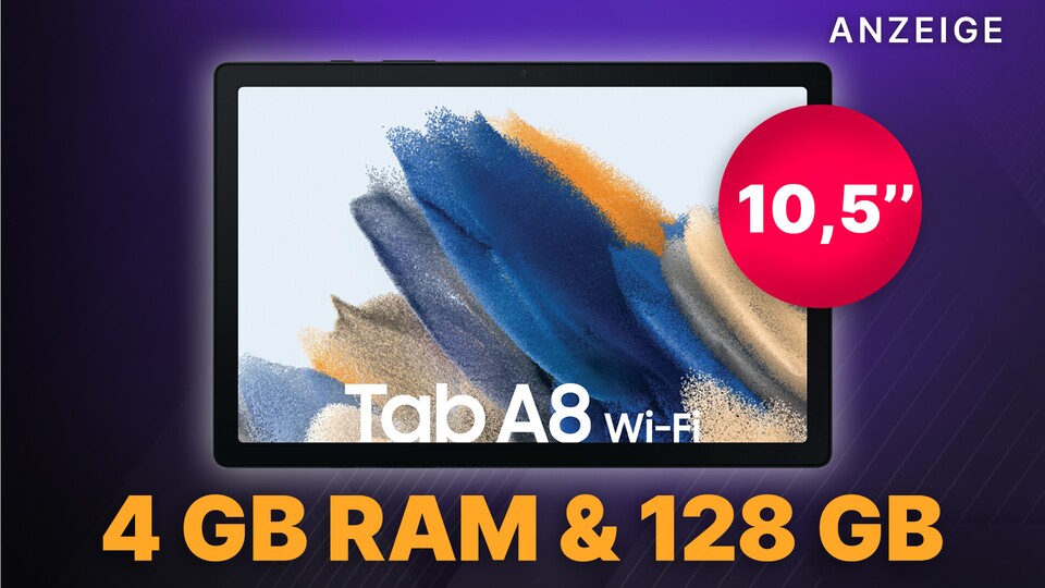 Eines der besten Einsteiger-Tablets, die es derzeit gibt: das Samsung Galaxy Tab A8.