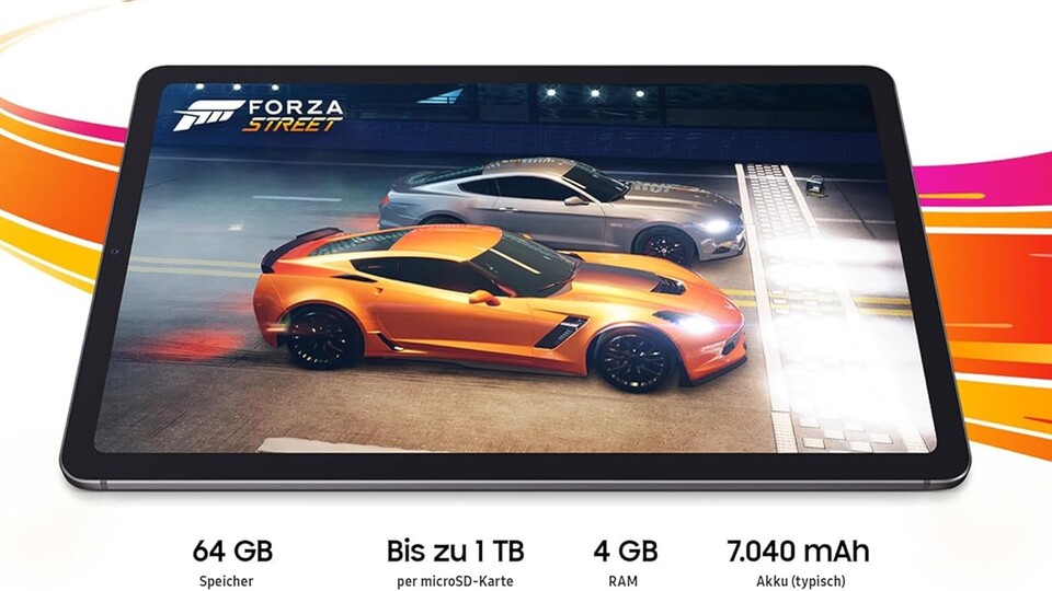 Über 7.000 mAh: Dank des starken Akkus hält das Samsung Galaxy Tab S6 Lite mühelos einen ganzen Tag durch!