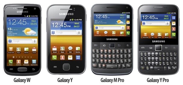 Die ersten neuen Samsung-Smartphones mit dem neuen Namensschema.