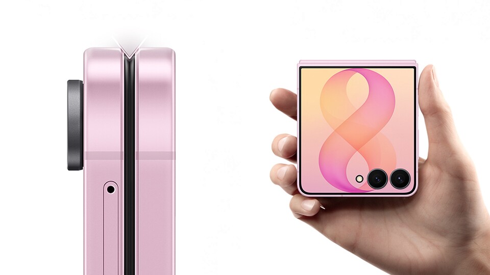 Das Flip8 ist das bisher leichteste und dünnste Samsung Galaxy Klapphandy.