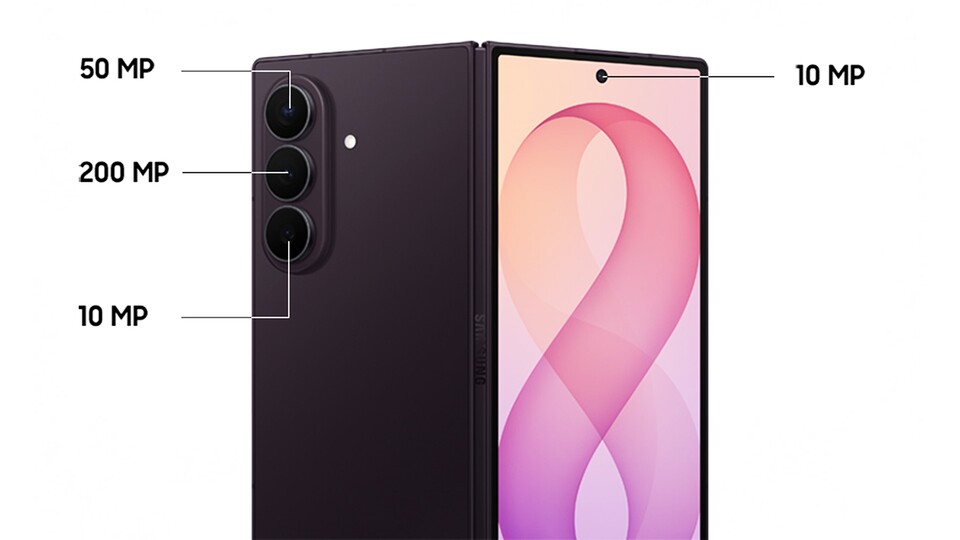 Einer der besten Tricks eines Foldable: Nutzt einfach die ausgewachsene Kamera auf der Rückseite für eure Selfies!