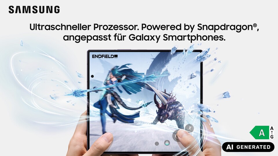 Perfekt für Gaming: Das riesige Display ist für mobiles Zocken bestens geeignet!
