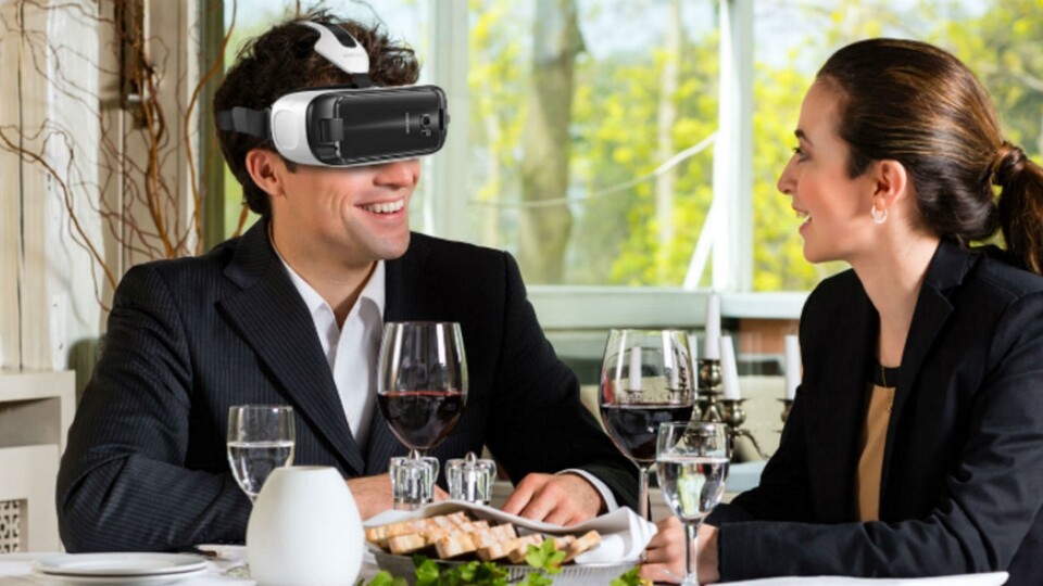 Samsung rät zum Einsatz von Gear VR in Restaurants.
