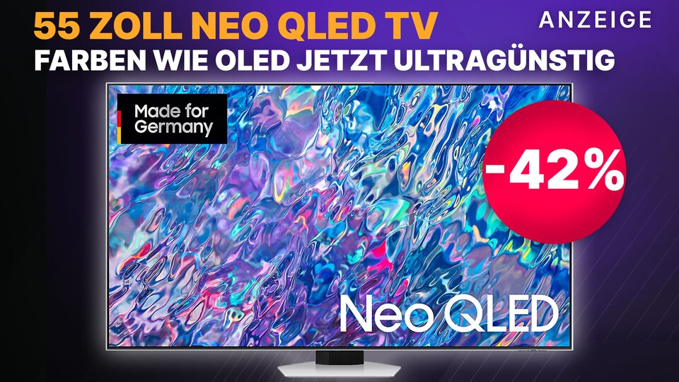 Samsungs Neo QLED 4K TVs vereinen die wundervollen Farben und Kontraste von Quantum Mini-LED mit starker 4K Rechenpower und HDR. Das Ergebnis: ein grandioses Bild!