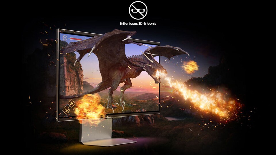 Werden wir in Zukunft mehr solcher Gaming-Monitore sehen? 3D ohne Brille ist auf alle Fälle der beste Ansatz bisher.