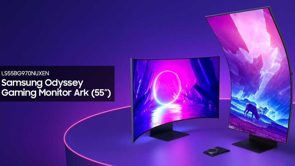Das Mini-LED-QLED-Panel des Samsung Odyssey Ark beherrscht nicht nur absolut Gaming-taugliche 165Hz, sondern auch beeindruckende HDR-Darstellungen.