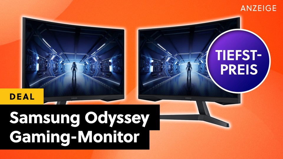 Riesiger Samsung Gaming-Monitor zum winzigen Preis: Odyssey G5 mit