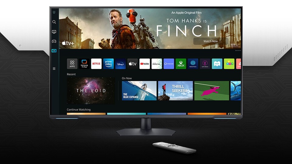 Ganz ohne PC oder Konsole: Zum Streamen mit diesem Monitor braucht ihr nichts als eine Internetverbindung!