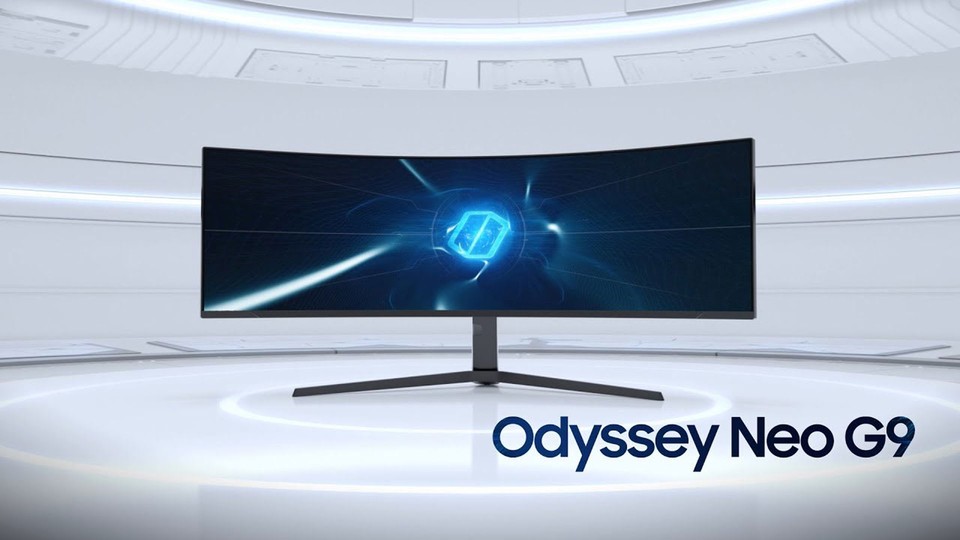 Der Samsung Odyssey Neo G9 macht Gaming dank Krümmung, Ultra-Ultrawide-Breite und der tollen Mini-LED-Technologie Gaming zum Erlebnis.