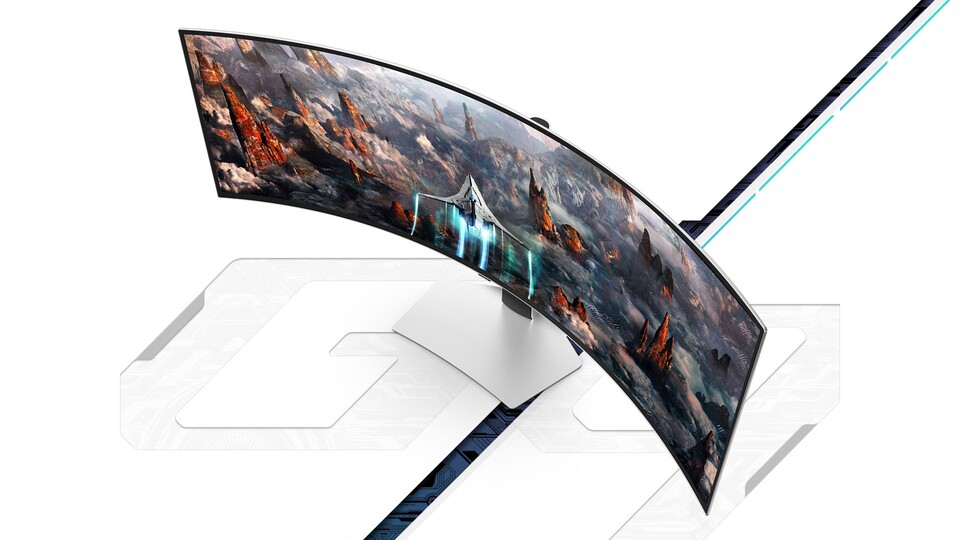 Die 1800R Krümmung füllt euer Sichtfeld perfekt aus und maximiert so die Immersion eurer Spiele.