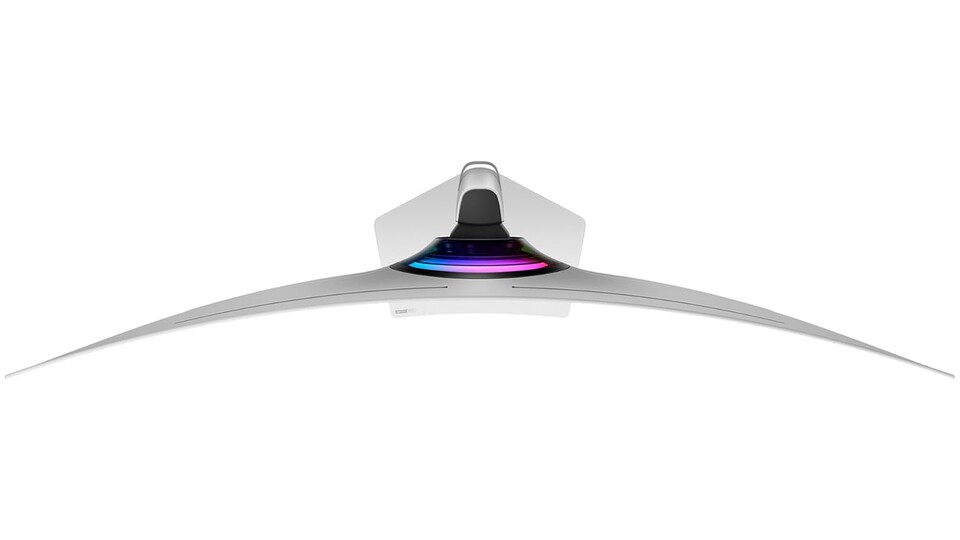 Das Curved-Design des Samsung Odyssey G9 zieht euch mitten ins Spielgeschehen hinein!