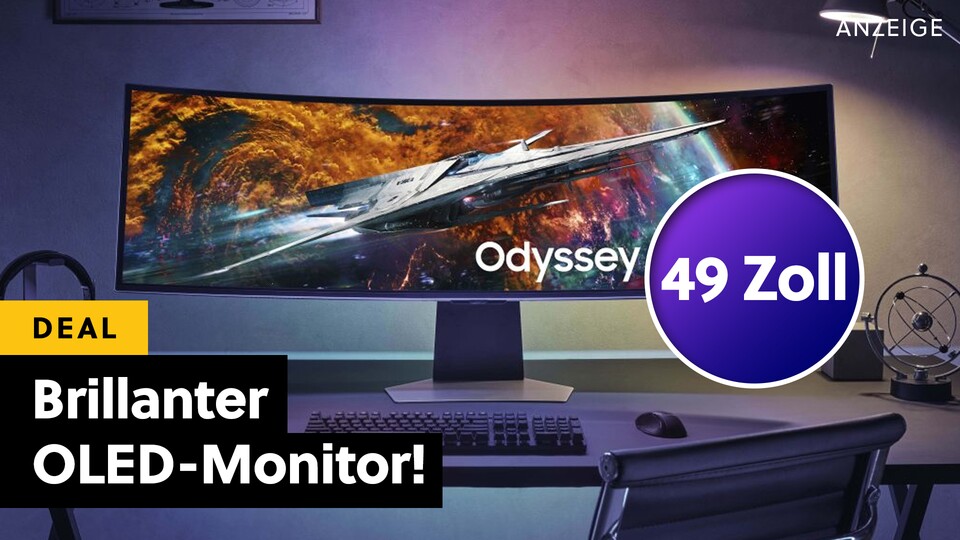 Mega-Monitor zum fairen Preis: Das Bild dieses QD-OLED-Panels begeistert jeden.