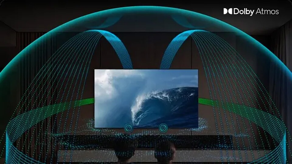 Mit Dolby Atmos wird eure Film-Experience immersiver denn je und der ultra-schwarze OLED Screen setzt jede Szene ins richtige Licht.