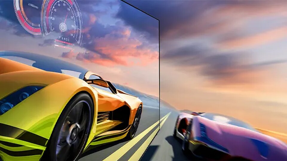 Gaming auf 65 Zoll mit 120 fps und 144 Hz — Gaming-Herz, was willst du mehr?