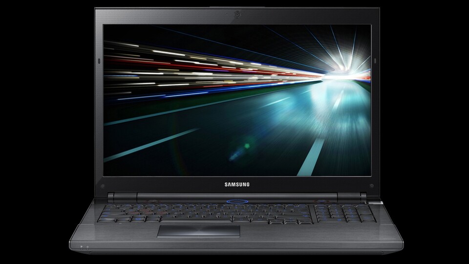 Das 17,3 Zoll große Display ist eine der Stärken von Samsungs aktuellem Spiele-Notebook.