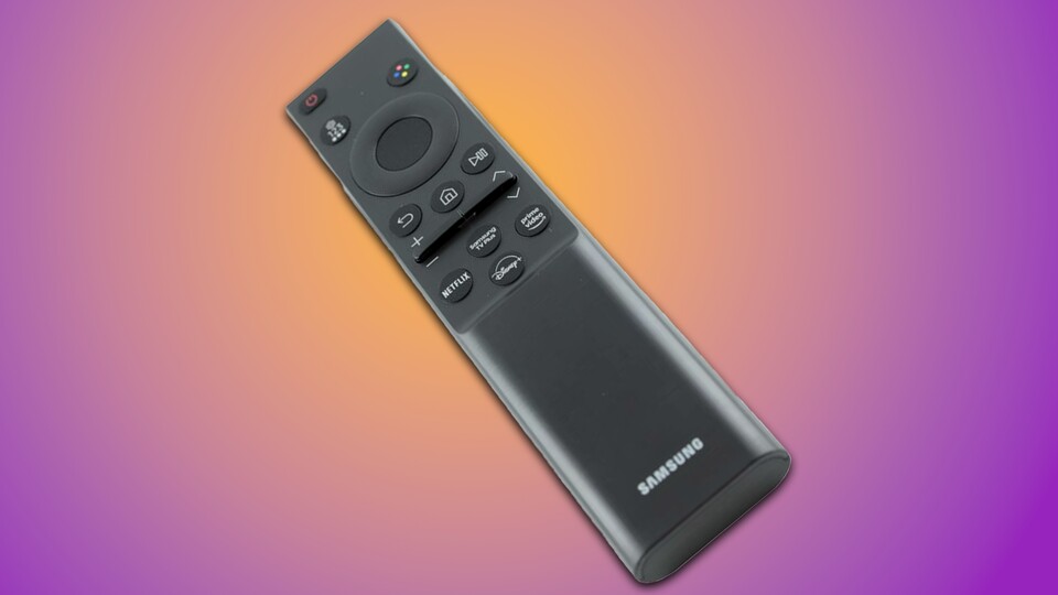 So schlank und modern können Fernbedienungen aussehen. (Bild: Samsung)