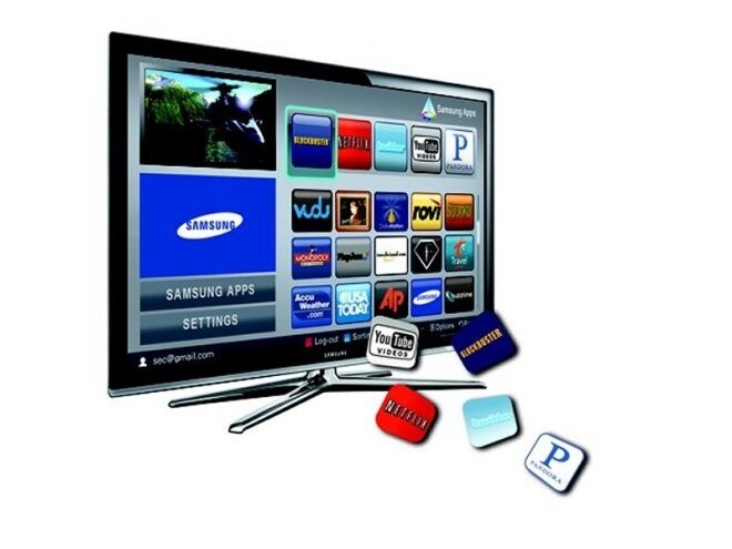 Samsungs SmartTV verbindet Internet und Fernsehen.