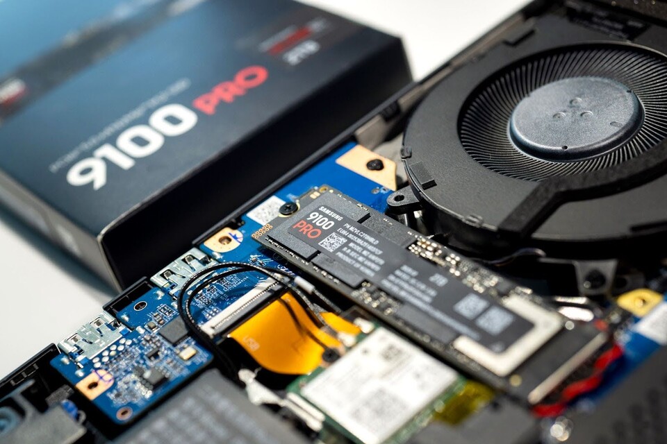 Die Samsung 9100 PRO macht in jedem Setup eine gute Figur.