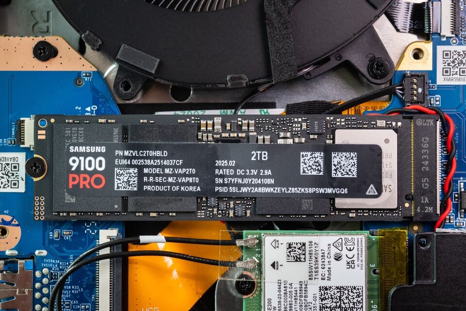 Die Samsung SSD 9100 PRO setzt auf PCIe 5.0.