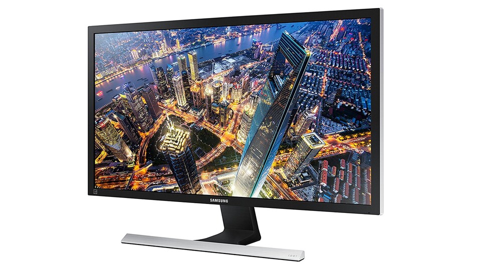 Der Samsung U28E590D UHD-Monitor ist dank TN-Panel mit 60 Hz besonders preiswert für seine Pixeldichte.