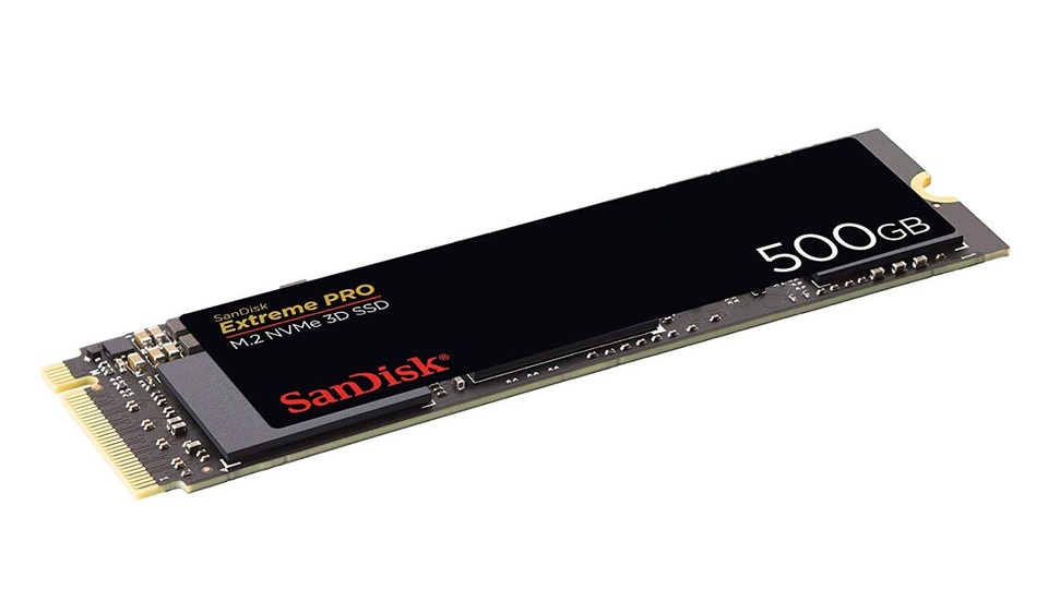 Sandisk Extreme Pro: M.2-SSD mit PCIe-Nachbrenner für besonders hohe Datenraten.