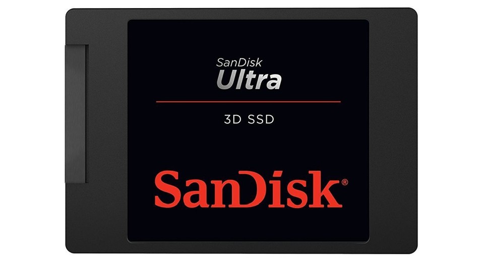 Sinkende SSD-Preise mit der Sandisk Ultra 3D SSD 512 GByte.