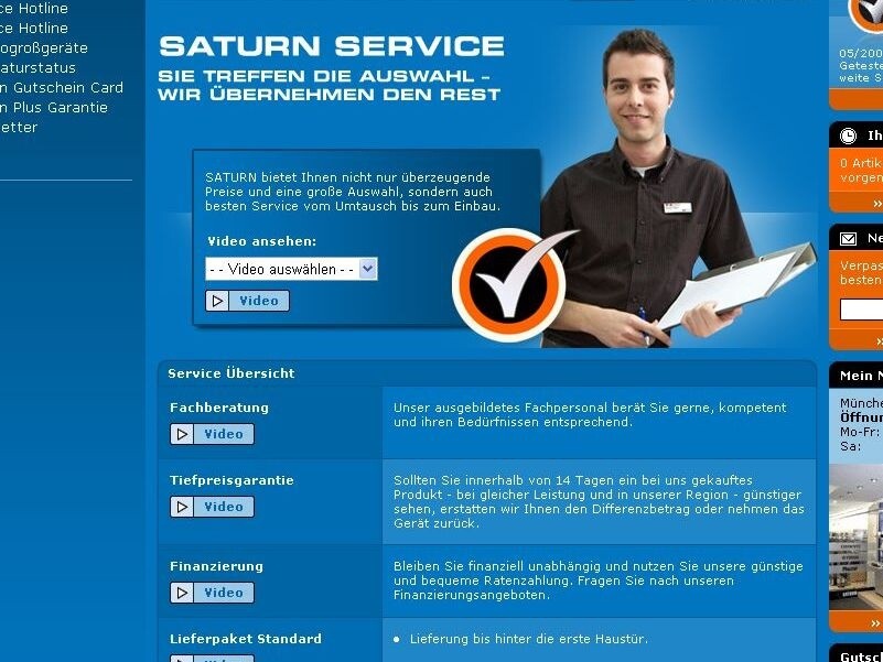 Saturn: Auf der Webseite keine Vertragsdetails, nur beim Kundenberater