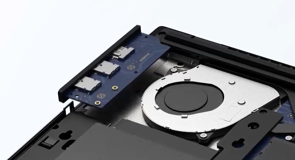 Die IO-Module sollen sich leicht tauschen lassen. (Quelle: Schenker Technologies)