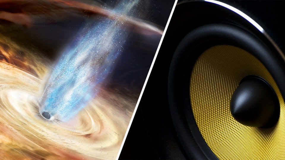 Forscher des MIT machen es erstmals möglich den Sound von schwarzen Löcher zu hören. Quelle: MIT