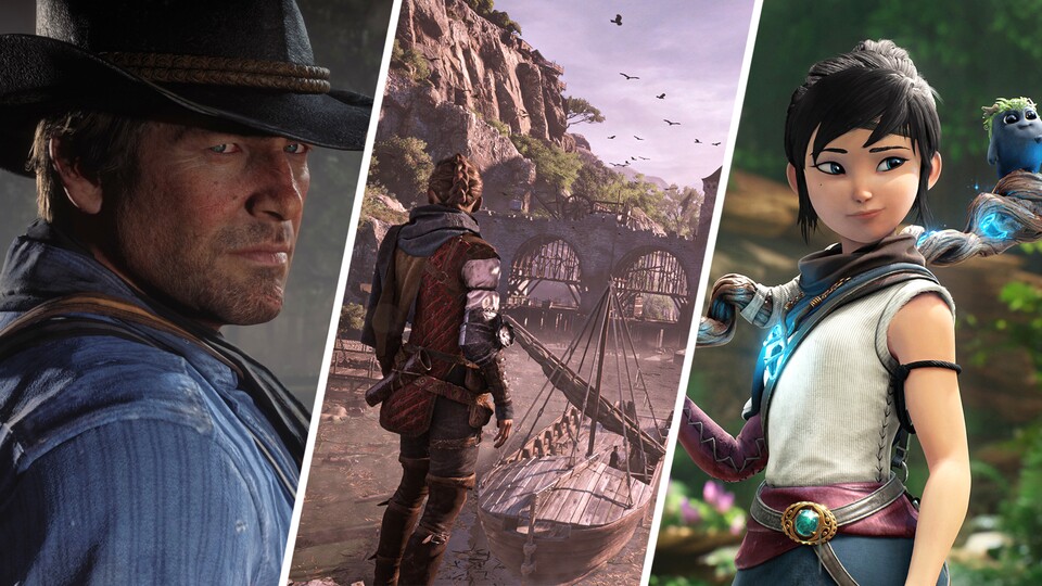 Red Dead Redemption 2, A Plague Tale: Requiem und Kena: Bridge of Spirits sind aktuell noch bei Steam im Angebot.