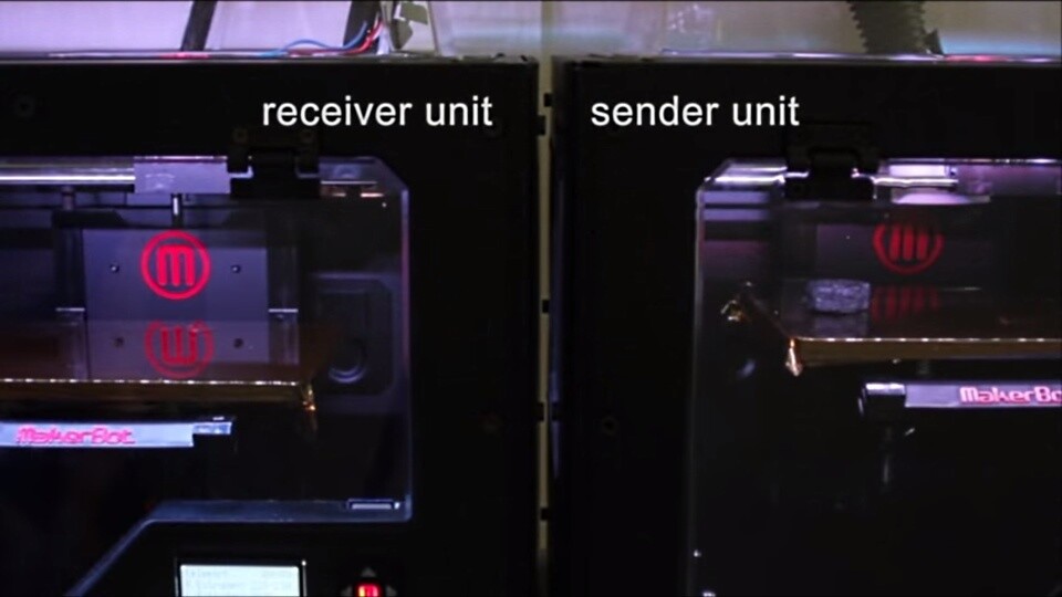 Scotty: Modifizierte 3D-Drucker »beamen« Gegenstände.