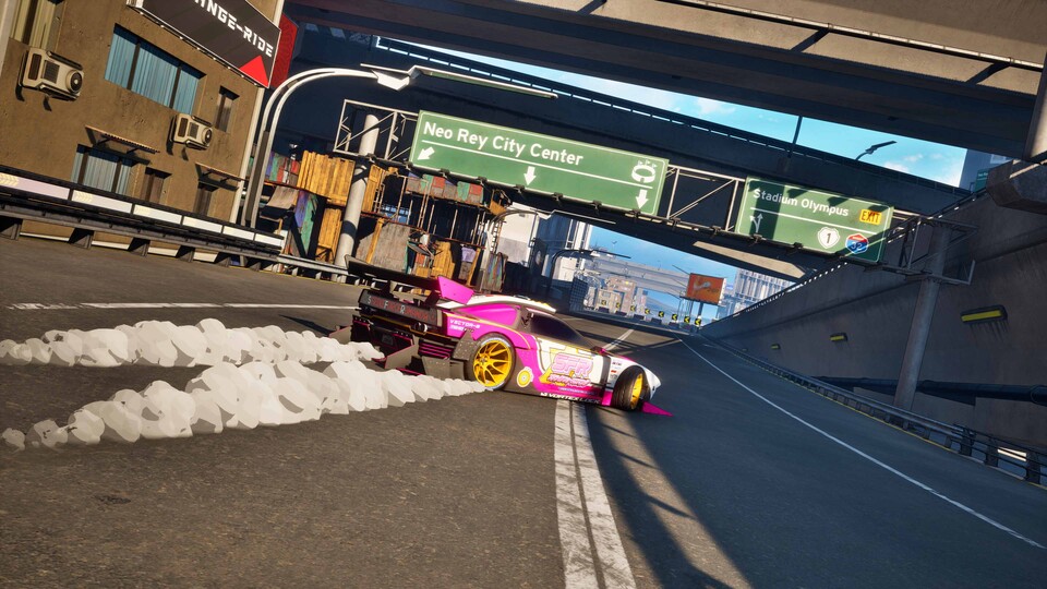 Der Drift, der auf dem Gamepad über den rechten Stick kontrolliert wird, spielt eine extrem wichtige Rolle.