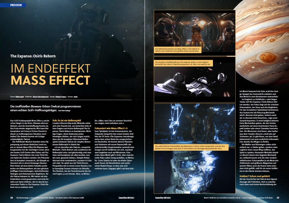 Ob es in Osiris Reborn auch eine Liebesgeschichte gibt?