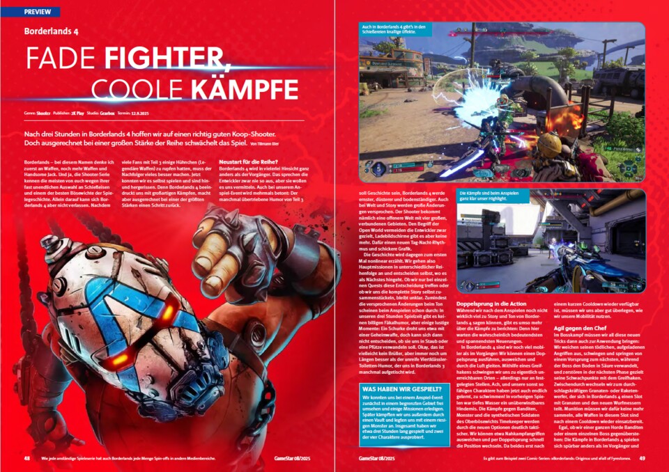 Ausgerechnet die Kammerjäger in Borderlands 4 sind ... naja, nicht so cool, wie sein könnten.