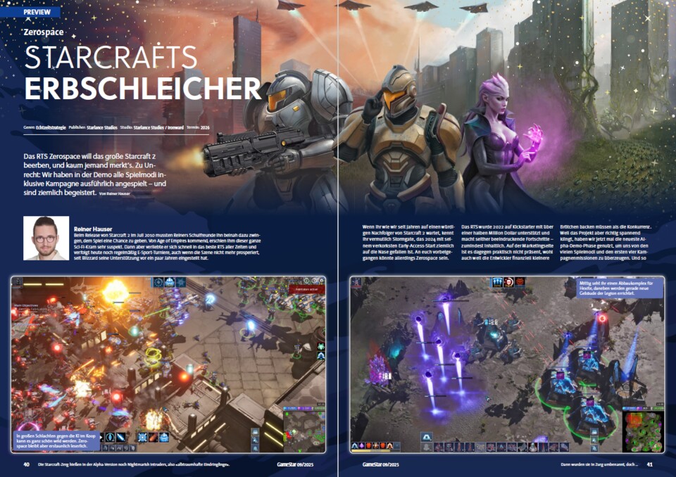 Starcraft, nur ohne Blizzard? Könnte geil werden.