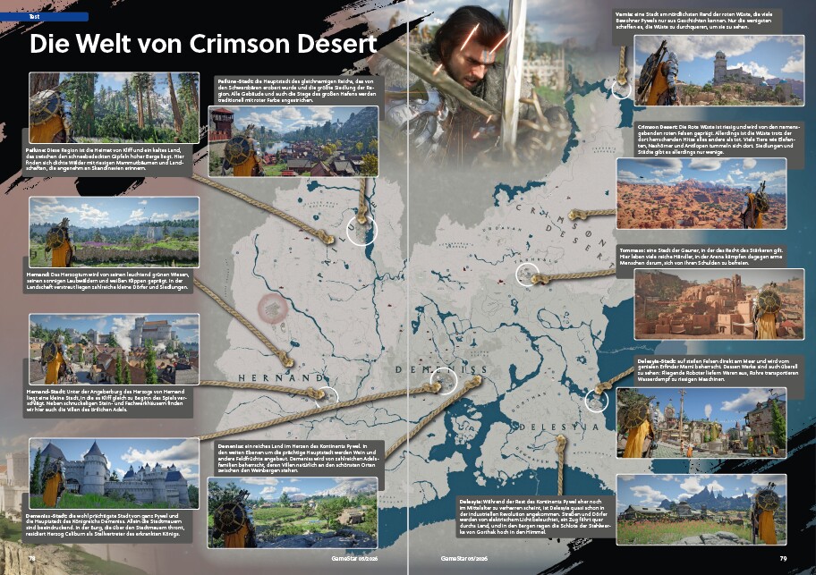 Die Map von Crimson Desert ist aber auch wirklich gigantisch.