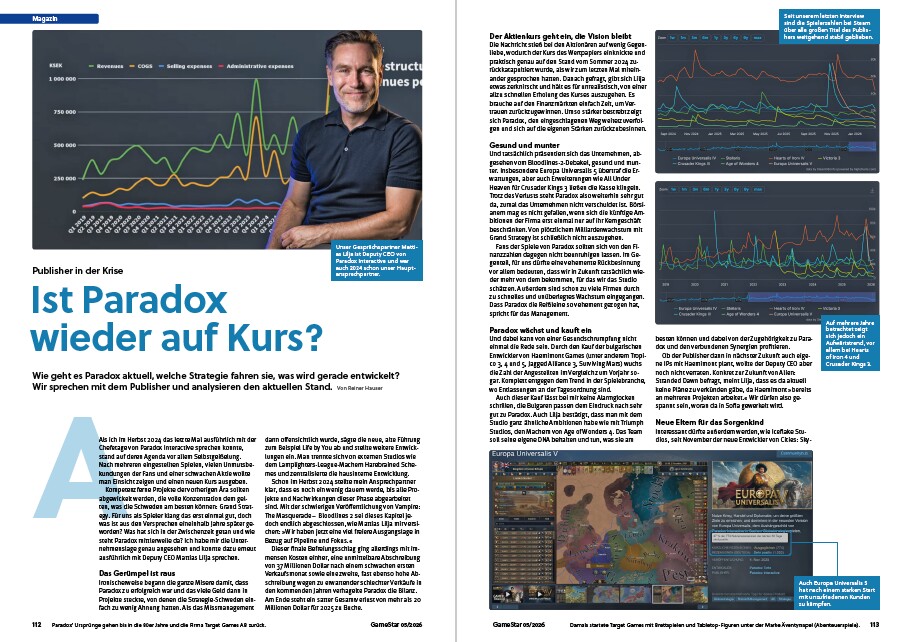 Paradox lässt es jetzt mal sein mit Experimenten.