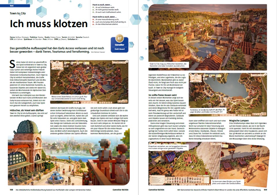 Town to City ist tatsächlich ein ganz fantastisches Aufbauspiel.