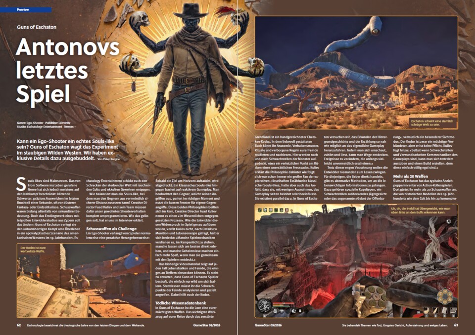 Viktor Antonov verstarb Anfang 2025. Guns of Eschaton ist sein letztes Spiel.